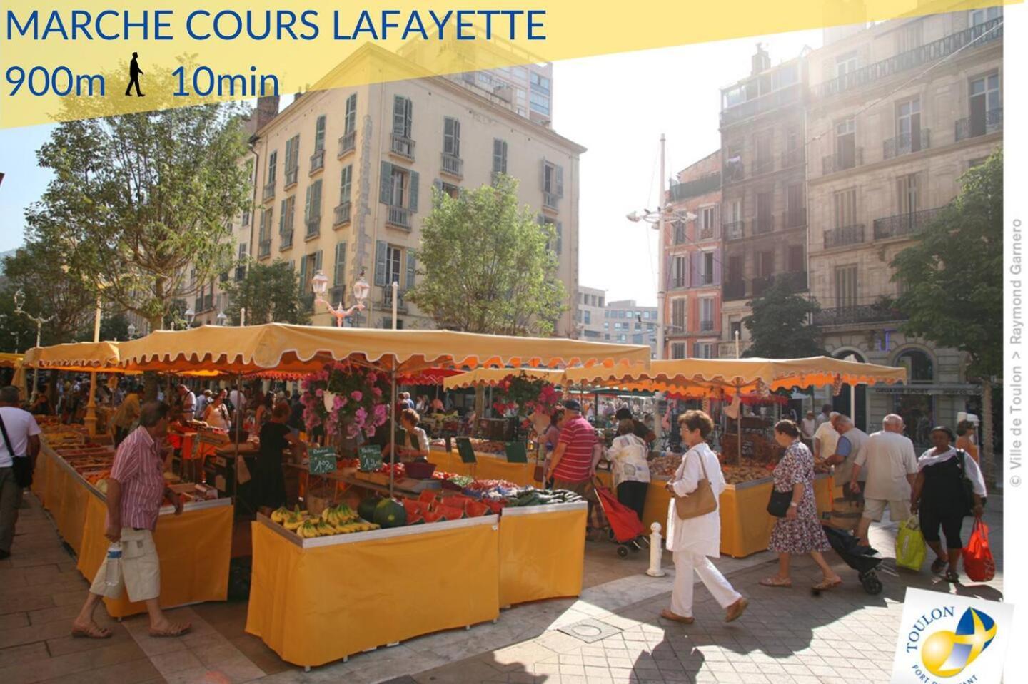 #3 Toulon Centre, Balcon, Lumineux, Stationnement Facile, Tout Confort Eksteriør bilde